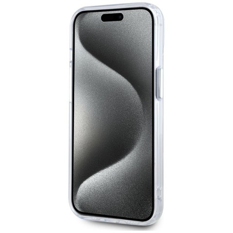 Karl Lagerfeld IML Metal Karl Head MagSafe - Etui do iPhone 15 Plus (biały) Karl Lagerfeld IML Metal Karl Head MagSafe - Etui do iPhone 15 Plus (biały)