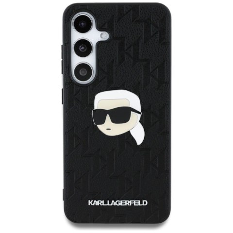 Karl Lagerfeld Leather Monogram Pin Logo Karl Head - Etui Samsung Galaxy S25+ (czarny) Karl Lagerfeld Leather Monogram Pin Logo Karl Head - Etui Samsung Galaxy S25+ (czarny)