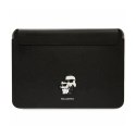 Karl Lagerfeld NFT Saffiano Karl & Choupette Sleeve - Etui na notebook 14" (Czarny)