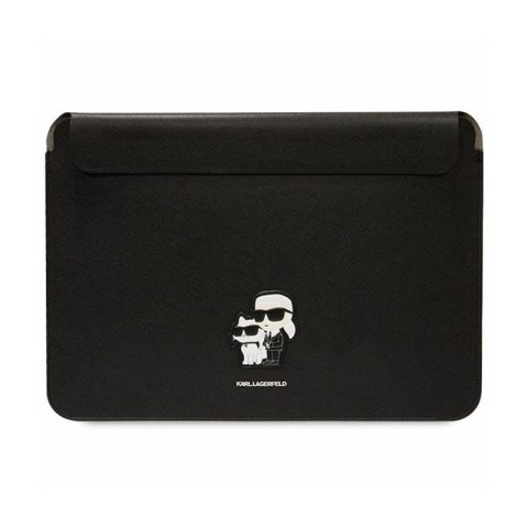 Karl Lagerfeld NFT Saffiano Karl & Choupette Sleeve - Etui na notebook 14" (Czarny) Karl Lagerfeld NFT Saffiano Karl & Choupette Sleeve - Etui na notebook 14" (Czarny)
