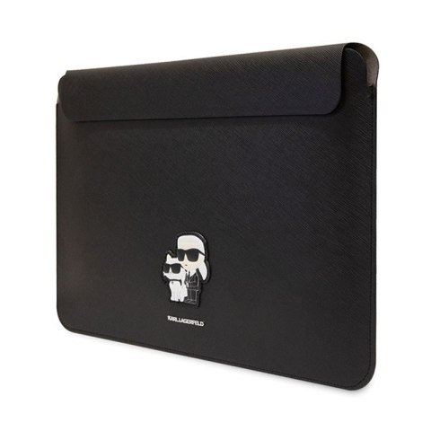 Karl Lagerfeld NFT Saffiano Karl & Choupette Sleeve - Etui na notebook 14" (Czarny) Karl Lagerfeld NFT Saffiano Karl & Choupette Sleeve - Etui na notebook 14" (Czarny)
