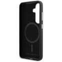 Karl Lagerfeld Saffiano Full Wrapped Elongated Metal Logo MagSafe - Etui do Samsung Galaxy S25 (czarny)