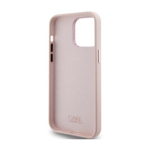 Karl Lagerfeld Silicone Choupette Metal Pin - Etui iPhone 15 Pro (różowy) Karl Lagerfeld Silicone Choupette Metal Pin - Etui iPhone 15 Pro (różowy)