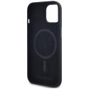 Karl Lagerfeld Silicone Shadow Metal Initial MagSafe - Etui do iPhone 15 (czarny)