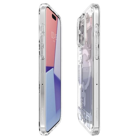 Spigen Ultra Hybrid Mag MagSafe - Etui do iPhone 15 Pro (Zero One White) Spigen Ultra Hybrid Mag MagSafe - Etui do iPhone 15 Pro (Zero One White)