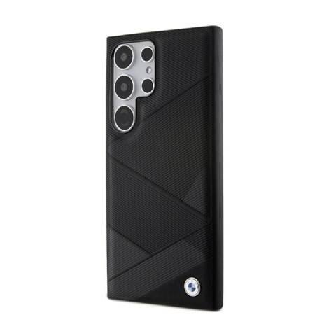 BMW Signature Leather Crossing Lines Pattern - Etui Samsung Galaxy S24 Ultra (czarny) BMW Signature Leather Crossing Lines Pattern - Etui Samsung Galaxy S24 Ultra (czarny)