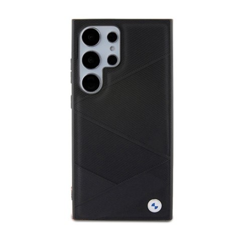BMW Signature Leather Crossing Lines Pattern - Etui Samsung Galaxy S24 Ultra (czarny) BMW Signature Leather Crossing Lines Pattern - Etui Samsung Galaxy S24 Ultra (czarny)