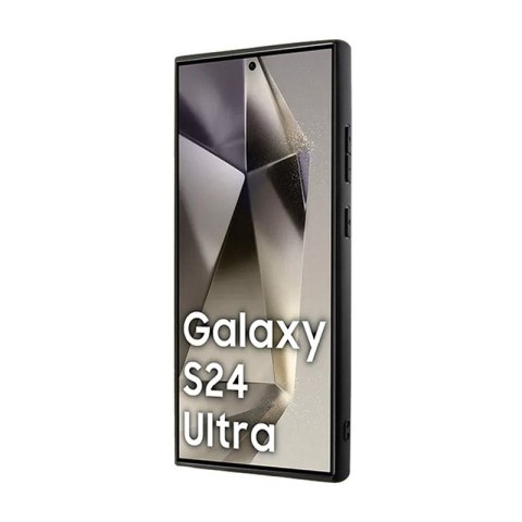 BMW Signature Leather Crossing Lines Pattern - Etui Samsung Galaxy S24 Ultra (czarny) BMW Signature Leather Crossing Lines Pattern - Etui Samsung Galaxy S24 Ultra (czarny)