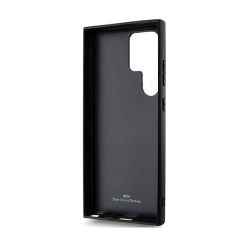 BMW Signature Leather Crossing Lines Pattern - Etui Samsung Galaxy S24 Ultra (czarny) BMW Signature Leather Crossing Lines Pattern - Etui Samsung Galaxy S24 Ultra (czarny)