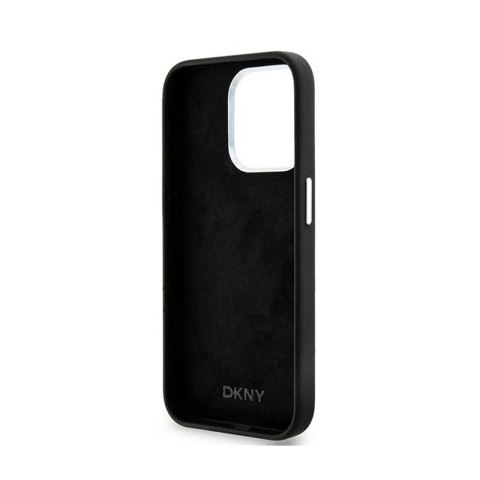 DKNY Liquid Silicone Small Metal Logo MagSafe - Etui iPhone 14 Pro (czarny) DKNY Liquid Silicone Small Metal Logo MagSafe - Etui iPhone 14 Pro (czarny)