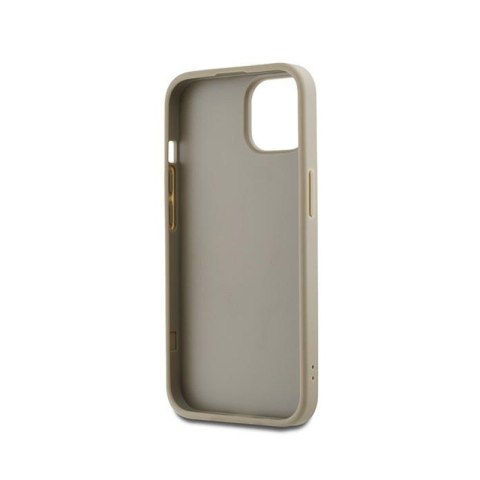 DKNY Wrist Strap Stock Logo - Etui iPhone 15 Plus (beżowy) DKNY Wrist Strap Stock Logo - Etui iPhone 15 Plus (beżowy)