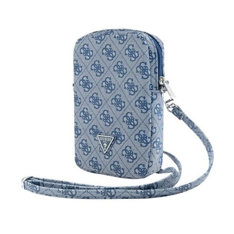 Guess Zip 4G Triangle - Torebka na telefon (niebieski) Guess Zip 4G Triangle - Torebka na telefon (niebieski)