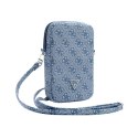 Guess Zip 4G Triangle - Torebka na telefon (niebieski)