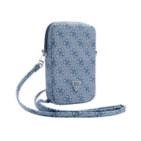 Guess Zip 4G Triangle - Torebka na telefon (niebieski) Guess Zip 4G Triangle - Torebka na telefon (niebieski)