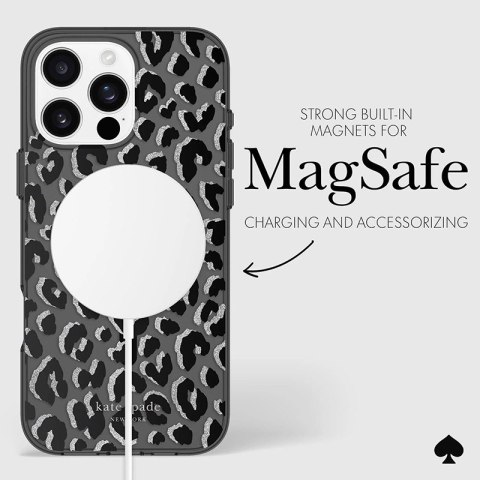 Kate Spade New York Protective MagSafe - Etui iPhone 16 Pro Max (City Leopard) Kate Spade New York Protective MagSafe - Etui iPhone 16 Pro Max (City Leopard)