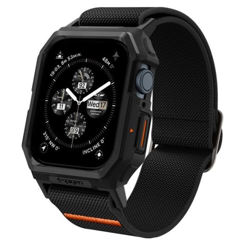 Spigen Lite Fit "Pro" - Etui z paskiem do Apple Watch 4/5/6/7/8/9/SE 44/45 mm (Matte Black) Spigen Lite Fit "Pro" - Etui z paskiem do Apple Watch 4/5/6/7/8/9/SE 44/45 mm (Matte Black)