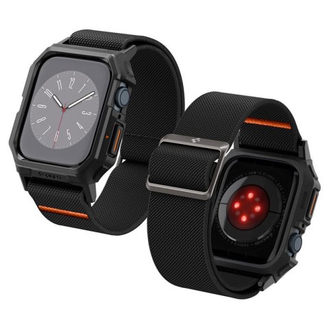 Spigen Lite Fit "Pro" - Etui z paskiem do Apple Watch 4/5/6/7/8/9/SE 44/45 mm (Matte Black) Spigen Lite Fit "Pro" - Etui z paskiem do Apple Watch 4/5/6/7/8/9/SE 44/45 mm (Matte Black)