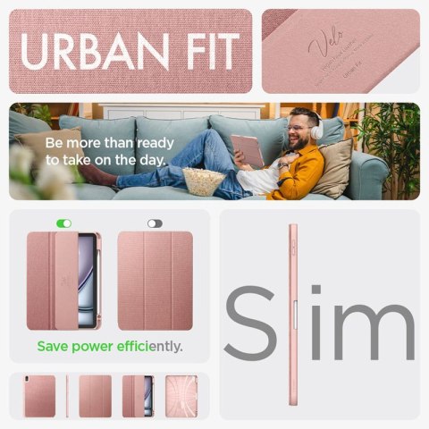 Spigen Urban Fit - Etui do iPad Air 11" M2 (2024) / iPad Air 10.9" (5-4 gen.) (2022-2020) (Rose Gold) Spigen Urban Fit - Etui do iPad Air 11" M2 (2024) / iPad Air 10.9" (5-4 gen.) (2022-2020) (Rose Gold)