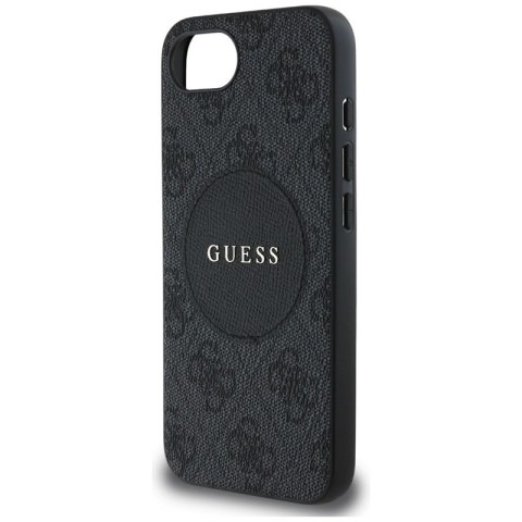 Guess 4G Circle Classic Logo MagSafe - Etui do iPhone 16e (czarny) Guess 4G Circle Classic Logo MagSafe - Etui do iPhone 16e (czarny)
