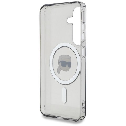 Karl Lagerfeld Button Karl Head Printed Logo MagSafe - Etui Samsung Galaxy S25 (czarny) Karl Lagerfeld Button Karl Head Printed Logo MagSafe - Etui Samsung Galaxy S25 (czarny)