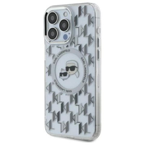 Karl Lagerfeld IML Monogram Karl & Choupette Head MagSafe - Etui iPhone 16 Pro Max (przezroczysty) Karl Lagerfeld IML Monogram Karl & Choupette Head MagSafe - Etui iPhone 16 Pro Max (przezroczysty)