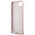 Karl Lagerfeld Silicone Karl & Choupette Heads MagSafe - Etui do iPhone 16e (różowy)