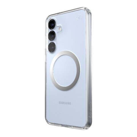 Speck Presidio Perfect-Clear Magnet - Etui Samsung Galaxy S25+ / S24+ MagSafe (Clear / Chrome Finish / Serene Silver) Speck Presidio Perfect-Clear Magnet - Etui Samsung Galaxy S25+ / S24+ MagSafe (Clear / Chrome Finish / Serene Silver)