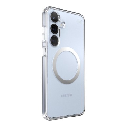 Speck Presidio Perfect-Clear Magnet - Etui Samsung Galaxy S25+ / S24+ MagSafe (Clear / Chrome Finish / Serene Silver) Speck Presidio Perfect-Clear Magnet - Etui Samsung Galaxy S25+ / S24+ MagSafe (Clear / Chrome Finish / Serene Silver)