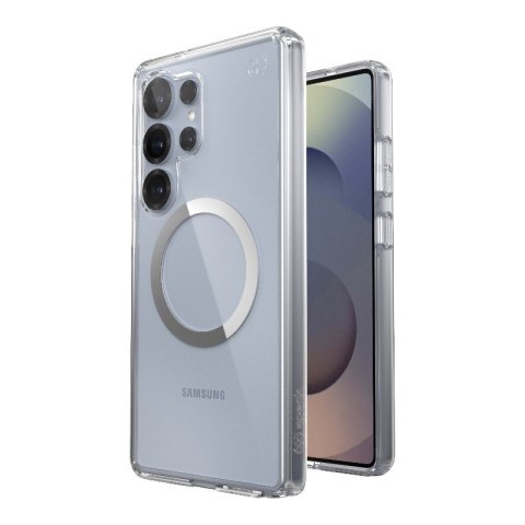 Speck Presidio Perfect-Clear Magnet - Etui Samsung Galaxy S25 Ultra MagSafe (Clear / Chrome Finish / Serene Silver) Speck Presidio Perfect-Clear Magnet - Etui Samsung Galaxy S25 Ultra MagSafe (Clear / Chrome Finish / Serene Silver)