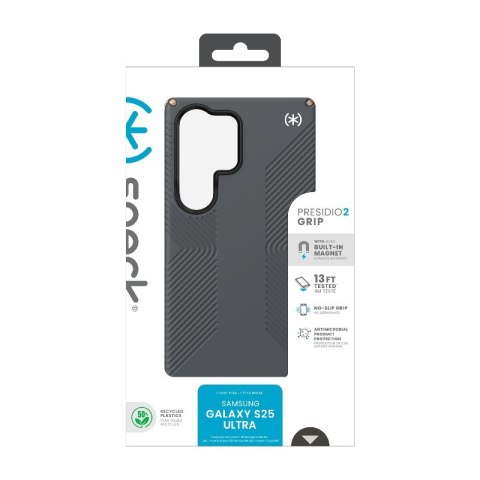 Speck Presidio2 Grip Magnet - Etui Samsung Galaxy S25 Ultra MagSafe (Charcoal Grey/Cool Bronze/White) Speck Presidio2 Grip Magnet - Etui Samsung Galaxy S25 Ultra MagSafe (Charcoal Grey/Cool Bronze/White)