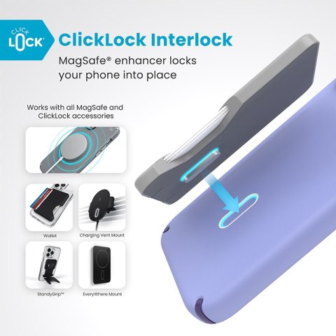 Speck Presidio2 Pro ClickLock & MagSafe - Etui iPhone 16 Plus (Future Lavender / Cassis Purple / White) Speck Presidio2 Pro ClickLock & MagSafe - Etui iPhone 16 Plus (Future Lavender / Cassis Purple / White)
