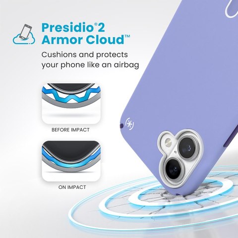 Speck Presidio2 Pro ClickLock & MagSafe - Etui iPhone 16 Plus (Future Lavender / Cassis Purple / White) Speck Presidio2 Pro ClickLock & MagSafe - Etui iPhone 16 Plus (Future Lavender / Cassis Purple / White)