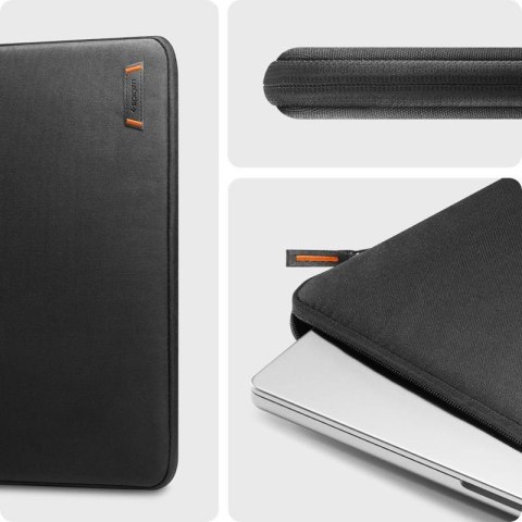 Spigen Basic Laptop Pouch - Pokrowiec na laptop 15" / 16" (Czarny) Spigen Basic Laptop Pouch - Pokrowiec na laptop 15" / 16" (Czarny)