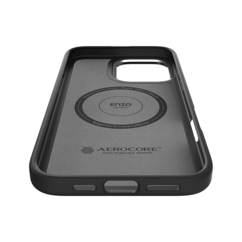 Spigen Enzo Aramid Mag MagSafe - Etui iPhone 16 Pro Max (Black / Silver) Spigen Enzo Aramid Mag MagSafe - Etui iPhone 16 Pro Max (Black / Silver)