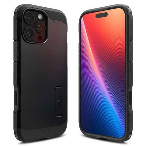 Spigen Tough Armor T Mag MagSafe - Etui do iPhone 16 Pro (Czarny) Spigen Tough Armor T Mag MagSafe - Etui do iPhone 16 Pro (Czarny)