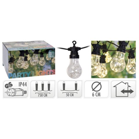 GIRLANDA OGRODOWA PARTY LIGHT 80LED 7,5M GIRLANDA OGRODOWA PARTY LIGHT 80LED 7,5M