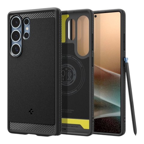 Spigen Rugged Armor Mag MagSafe - Etui do Samsung Galaxy S25 Ultra (Matte Black) Spigen Rugged Armor Mag MagSafe - Etui do Samsung Galaxy S25 Ultra (Matte Black)