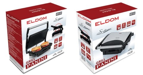 Grill ELDOM GK120 Kontaktowy ~Ruchoma płyta górna~ Grill ELDOM GK120 Kontaktowy ~Ruchoma płyta górna~