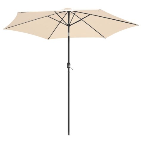 PARASOL OGRODOWY 300CM SKŁADANY BEŻOWY PARASOL OGRODOWY 300CM SKŁADANY BEŻOWY