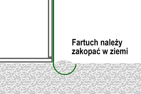 Folia zapasowa na tunel o wymiarach: 3,5 x 2 x 2m PROMIS TF350F Folia zapasowa na tunel o wymiarach: 3,5 x 2 x 2m PROMIS TF350F
