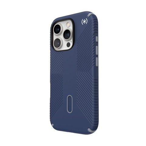Speck Presidio2 Grip ClickLock & MagSafe - Etui iPhone 16 Pro (Coastal Blue / Dust Grey / White) Speck Presidio2 Grip ClickLock & MagSafe - Etui iPhone 16 Pro (Coastal Blue / Dust Grey / White)