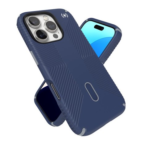 Speck Presidio2 Grip ClickLock & MagSafe - Etui iPhone 16 Pro (Coastal Blue / Dust Grey / White) Speck Presidio2 Grip ClickLock & MagSafe - Etui iPhone 16 Pro (Coastal Blue / Dust Grey / White)