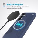 Speck Presidio2 Grip Magnet - Etui Samsung Galaxy S25+ / 24+ MagSafe (Coastal Blue/Dust Grey/White)