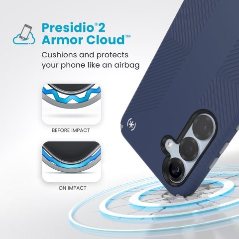 Speck Presidio2 Grip Magnet - Etui Samsung Galaxy S25+ / 24+ MagSafe (Coastal Blue/Dust Grey/White) Speck Presidio2 Grip Magnet - Etui Samsung Galaxy S25+ / 24+ MagSafe (Coastal Blue/Dust Grey/White)