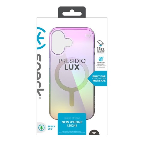 Speck Presidio2 Lux MagSafe - Etui iPhone 16 (Amazing Purple / Clear) Speck Presidio2 Lux MagSafe - Etui iPhone 16 (Amazing Purple / Clear)