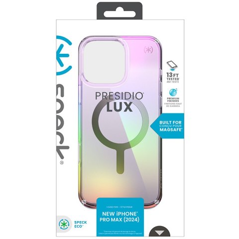 Speck Presidio2 Lux MagSafe - Etui iPhone 16 Pro Max (Amazing Purple / Clear) Speck Presidio2 Lux MagSafe - Etui iPhone 16 Pro Max (Amazing Purple / Clear)