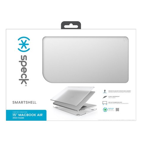 Speck SmartShell - Obudowa MacBook Air 15" M4 (2025) / M3 (2024) / M2 (2023) (Clear) Speck SmartShell - Obudowa MacBook Air 15" M4 (2025) / M3 (2024) / M2 (2023) (Clear)