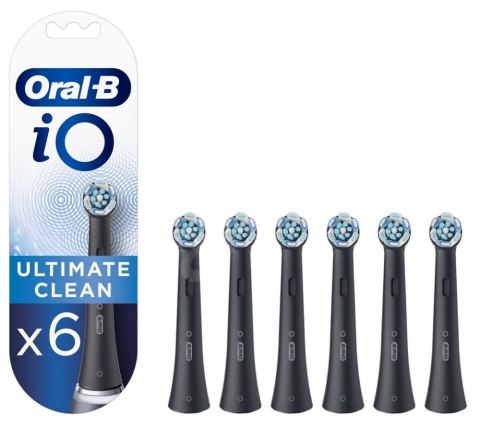 Końcówki do szczoteczki ORAL-B iO UC EB6 Czarne Końcówki do szczoteczki ORAL-B iO UC EB6 Czarne