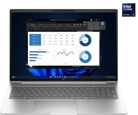 Notebook HP ProBook 460 G11 (16"/U5-125U /Intel® Graphics/16GB/SSD512GB/W11H/Srebrny) Notebook HP ProBook 460 G11 (16"/U5-125U /Intel® Graphics/16GB/SSD512GB/W11H/Srebrny)