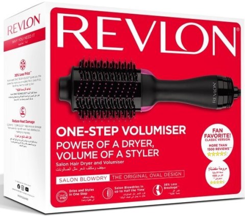 Suszarka do włosów REVLON RVDR5222 (800W /Czarno-różowy ) Suszarka do włosów REVLON RVDR5222 (800W /Czarno-różowy )